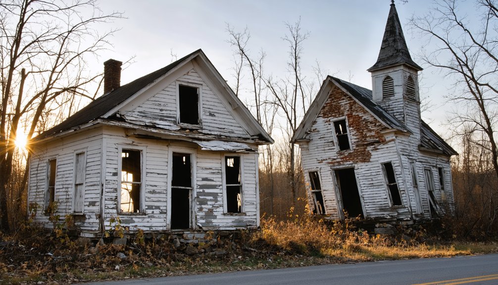 preserved ohio ghost towns
