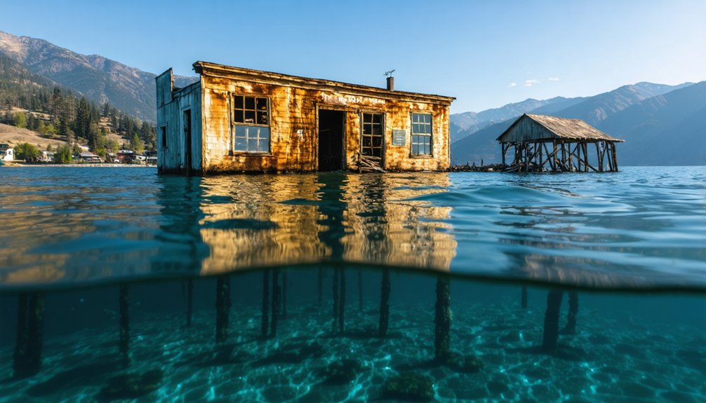 receding waters reveal history