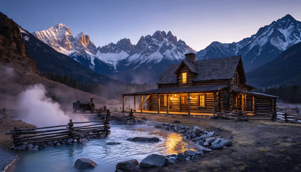 restored mining camp luxury