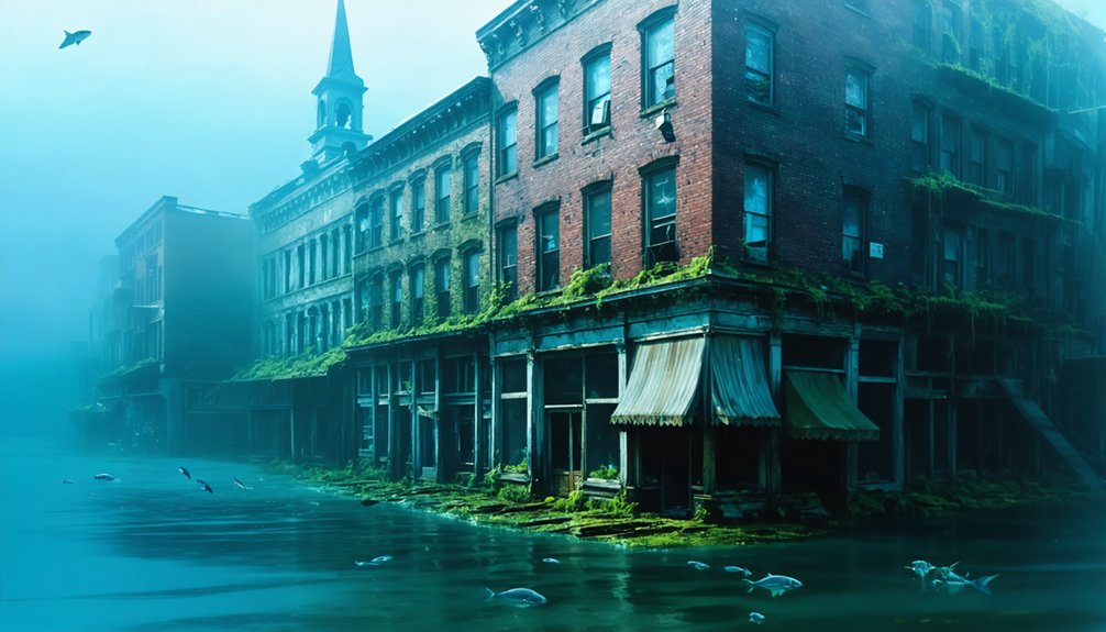 submerged abandoned settlements