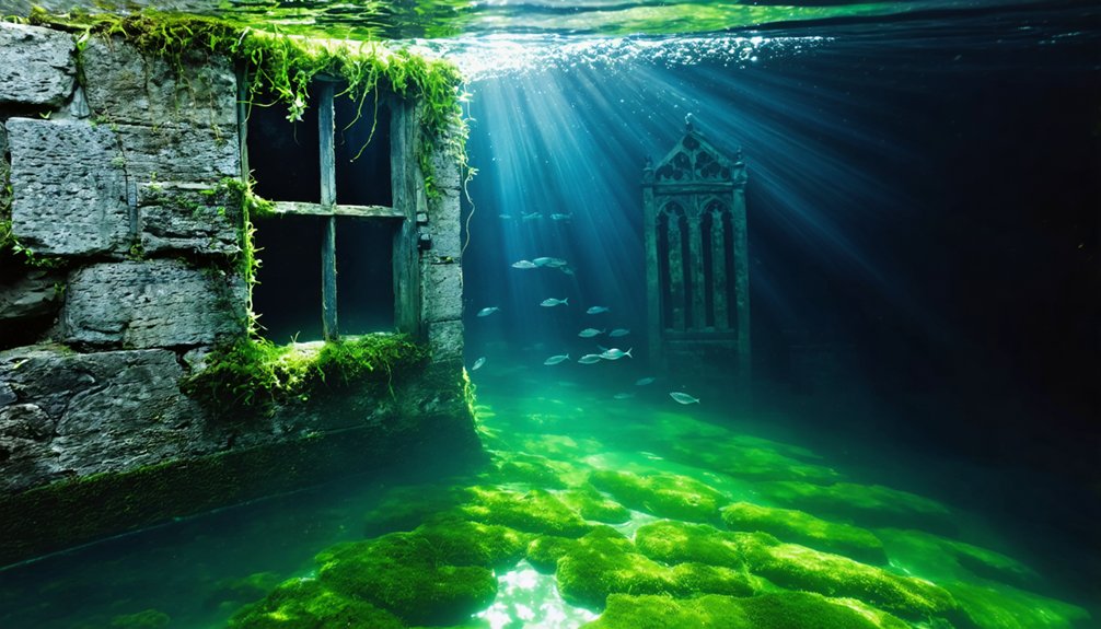 submerged appalachian town remains