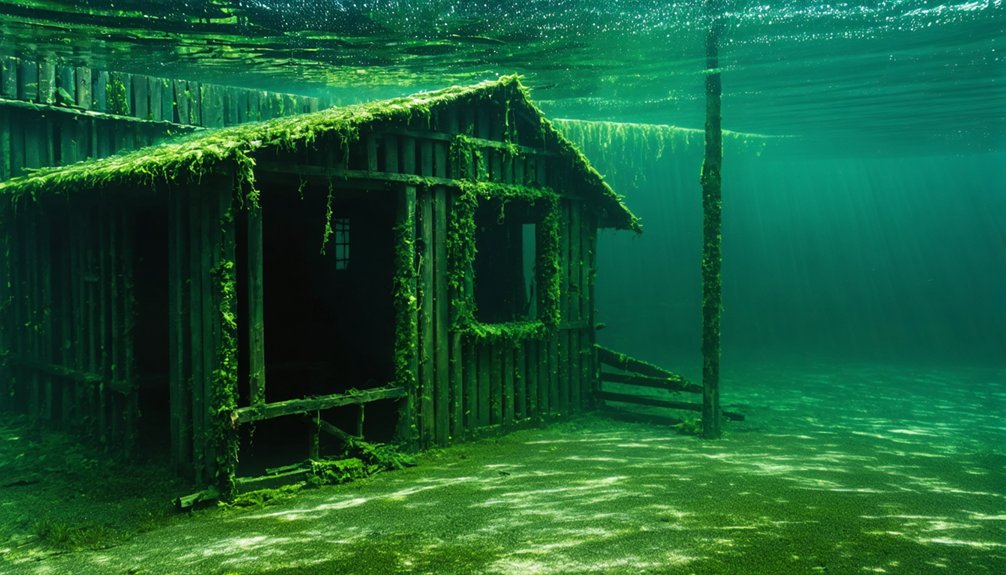 submerged michigan ghost towns