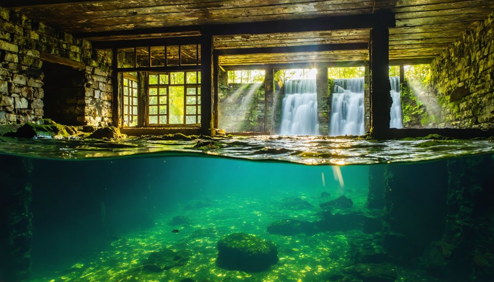 submerged waterfall historical loss