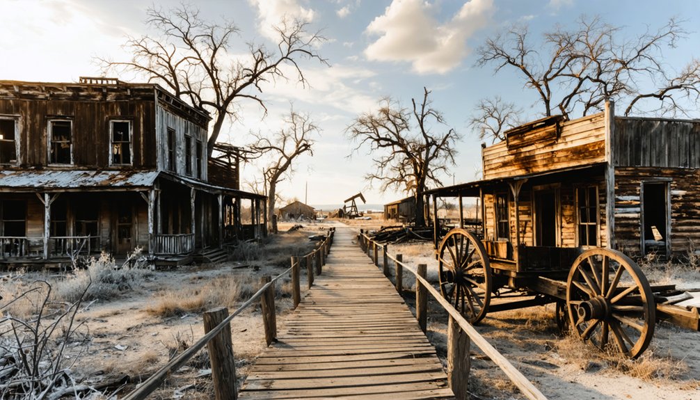 texas winter ghost towns