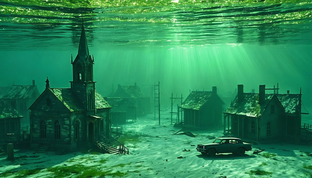 underwater ghost towns oklahoma