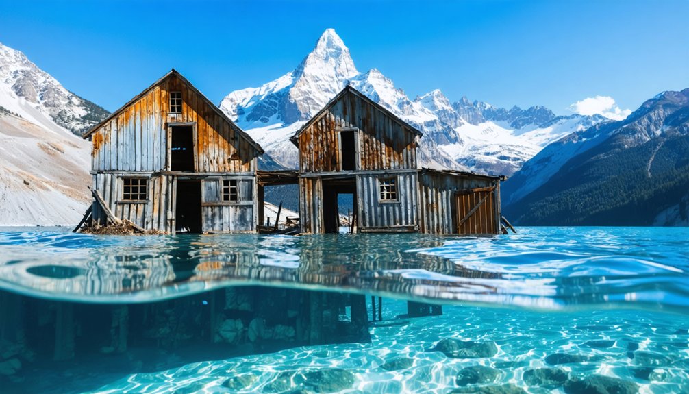 underwater mountain west ghost towns