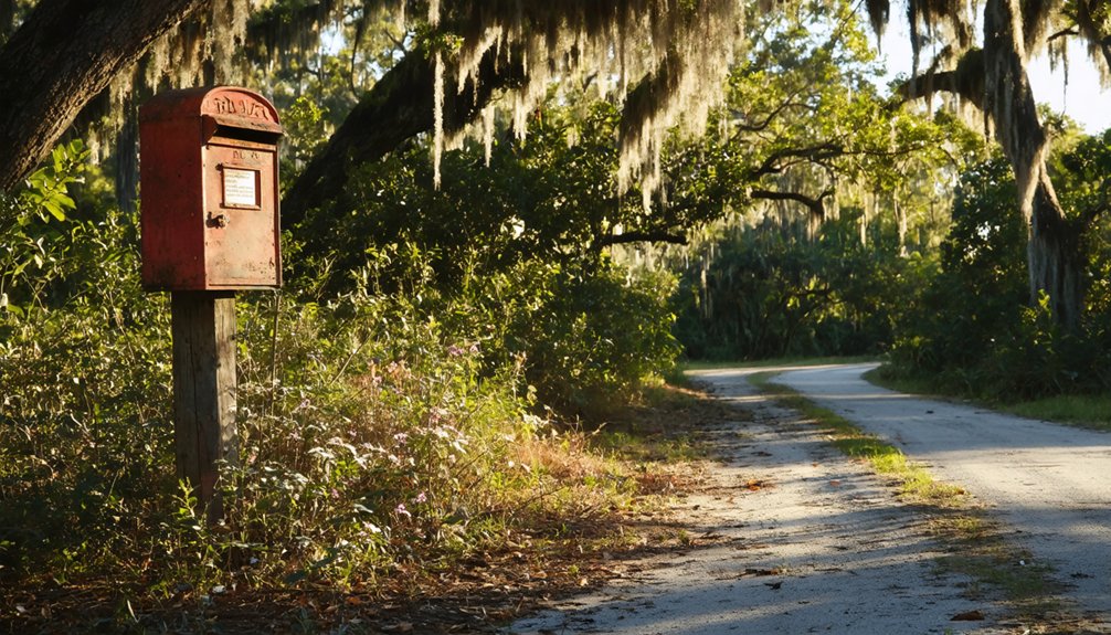 untraced postal history of a ghost town