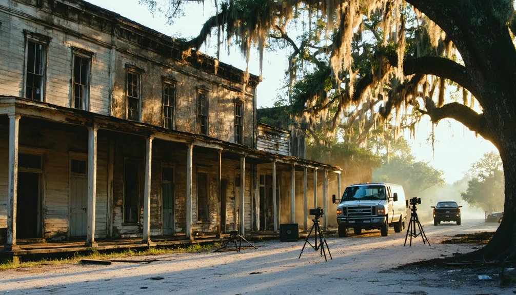 urban adjacent ghost town filming