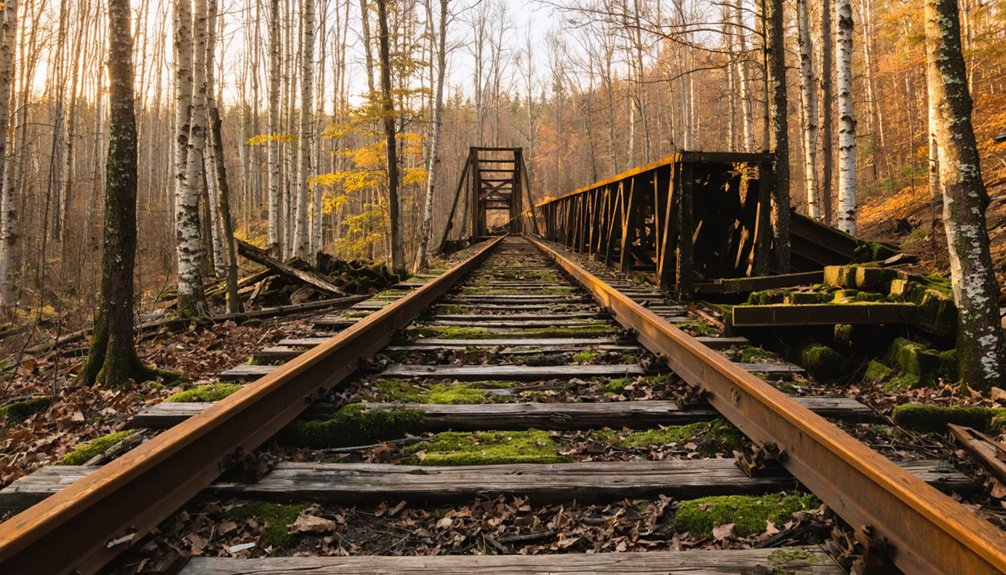 vanished timber era railroad towns
