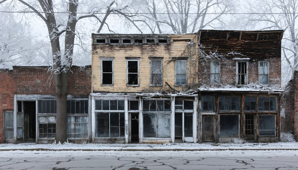 winter ghost town visits