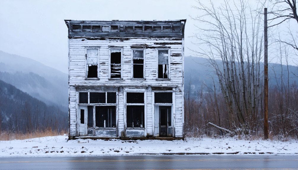 winter ghost town visits