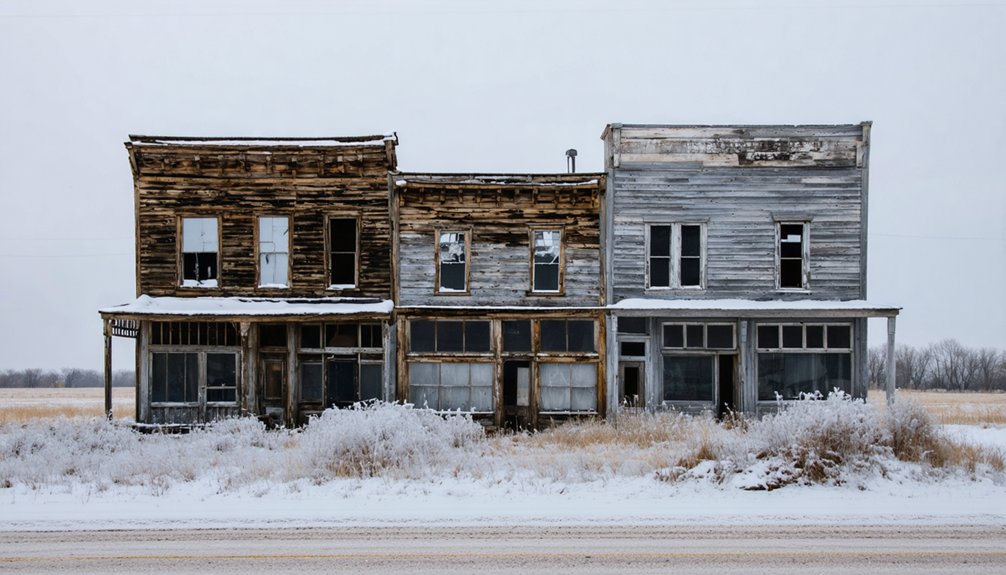 winter ghost town visits