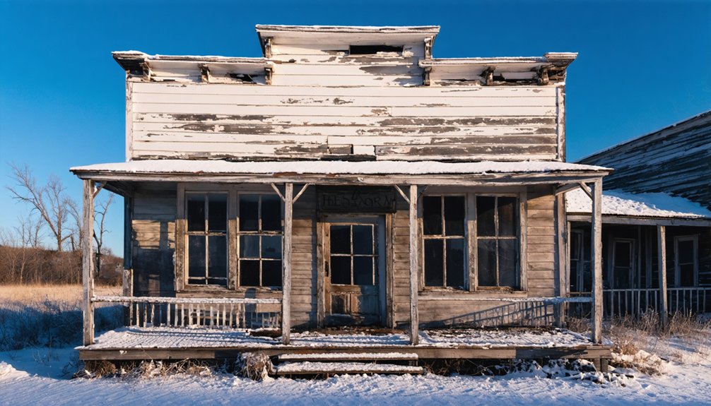 winter ghost town visits