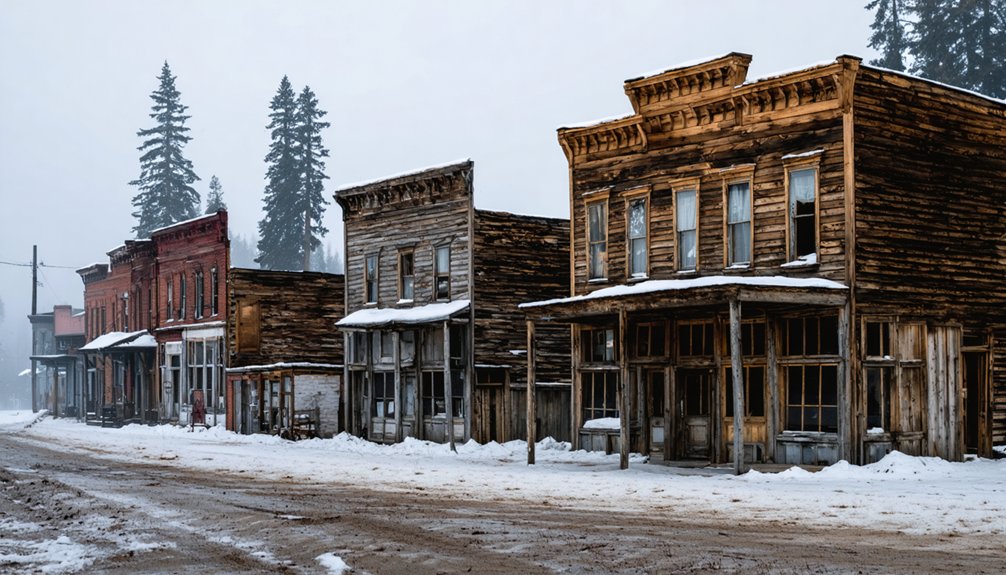 winter ghost town visits