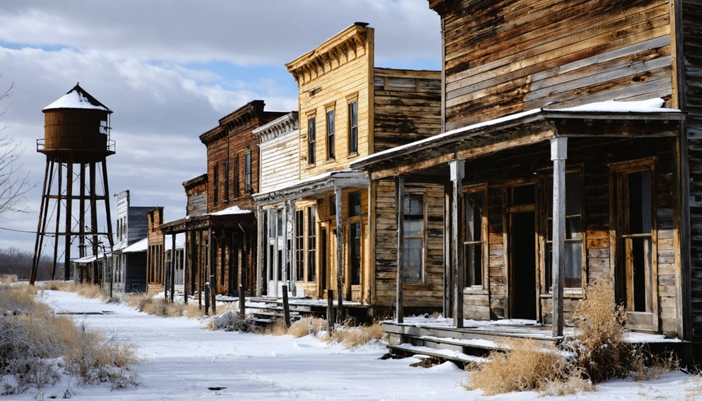 winter ghost town visits