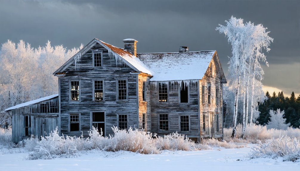 winter ghost town visits