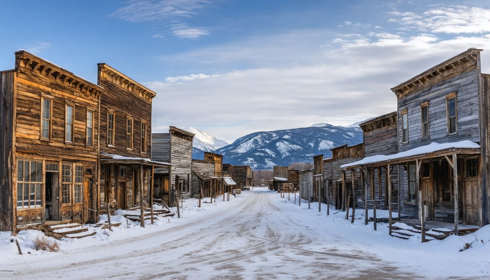 winter ghost towns exploration