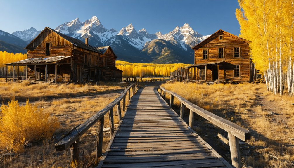 wyoming ghost towns autumn