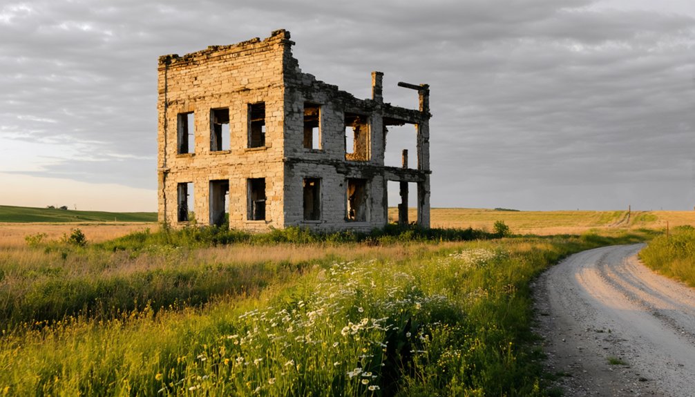abandoned county seat ruins exploration