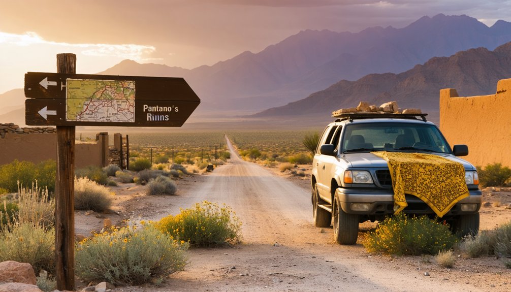 abandoned desert ghost town remnants