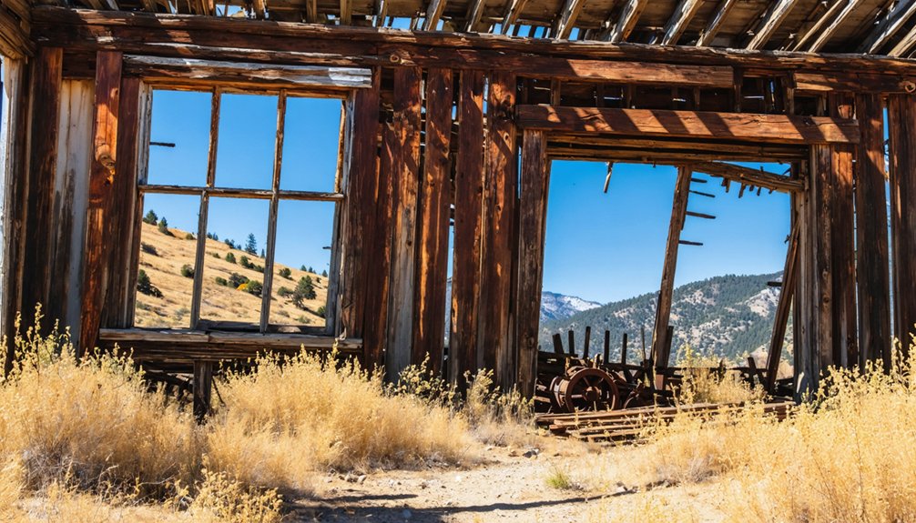 abandoned former mining town