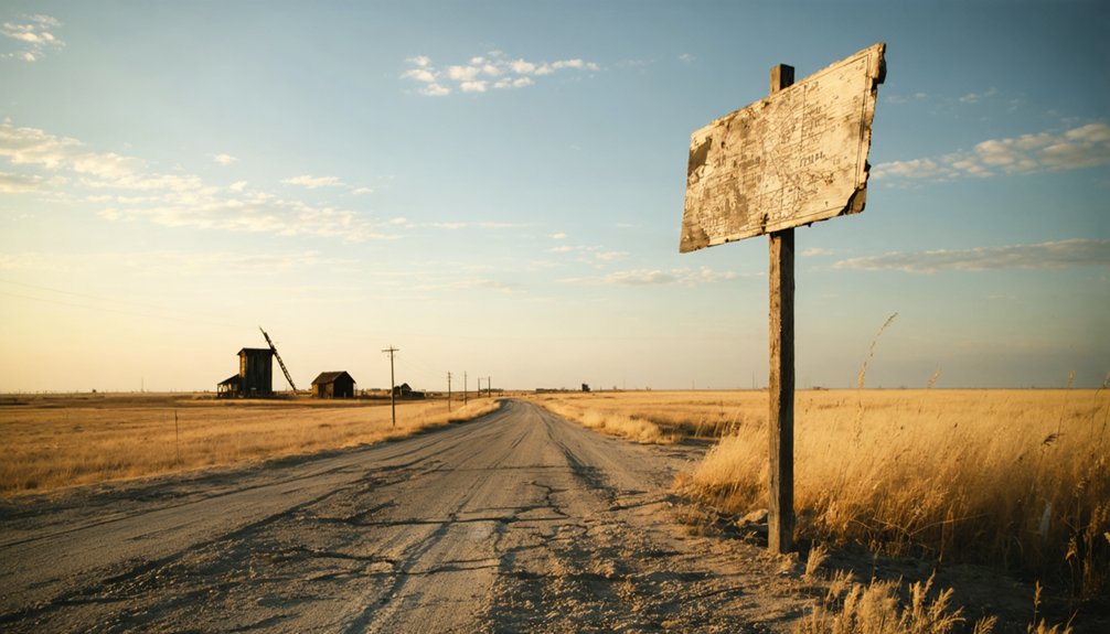 abandoned kansas ghost town corridor