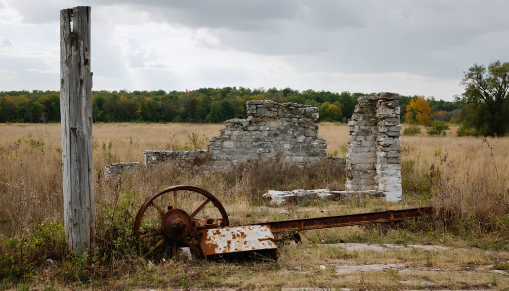 abandoned mining town reclaimed by nature