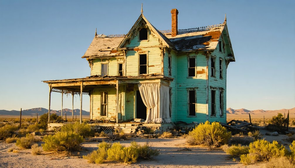 abandoned property in ghost towns