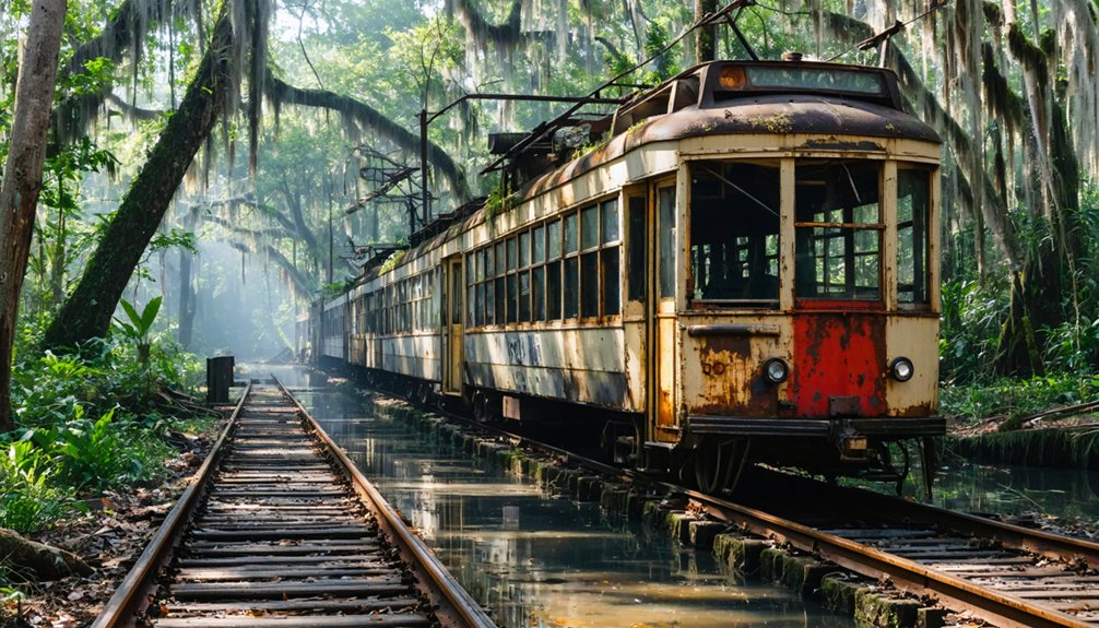 abandoned railroad reclaimed wilderness forgotten transportation