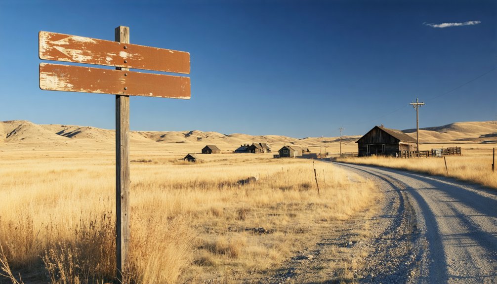 abandoned settlements gold rush towns