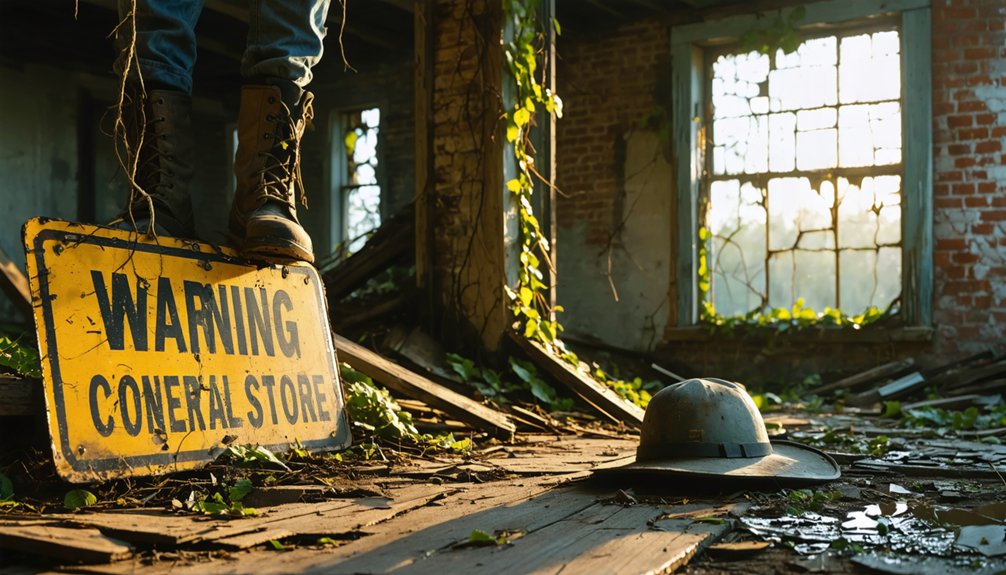 abandoned sites require safety precautions