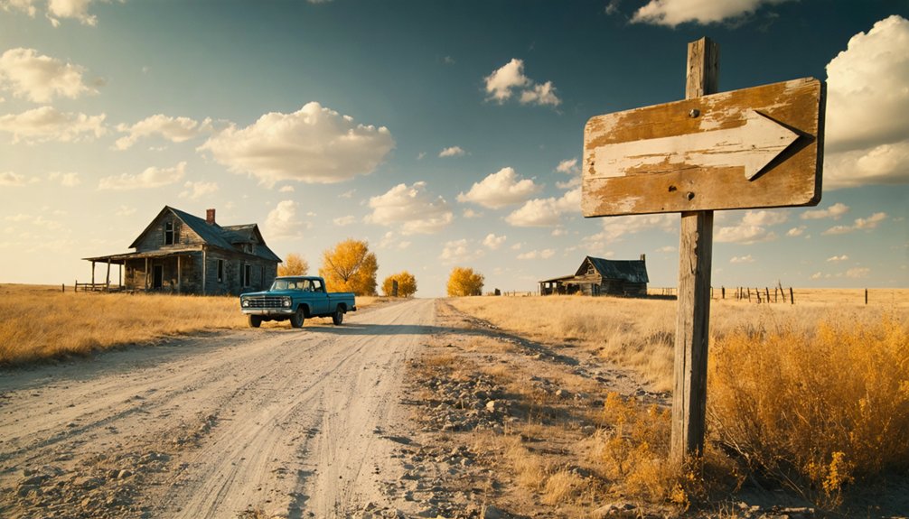 abandoned weathered vibrant secluded