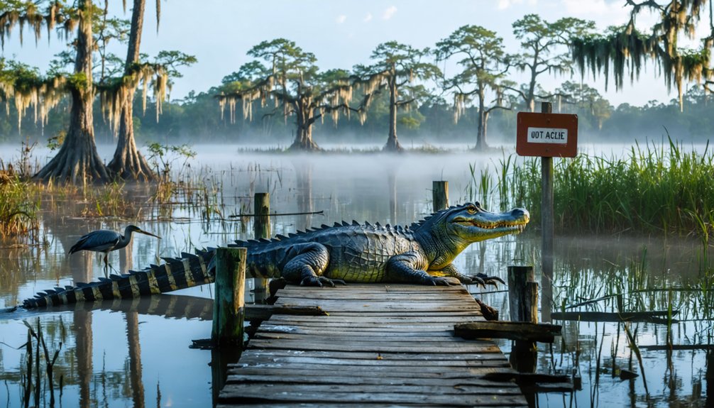 alligator rich prehistoric ambush predator habitat