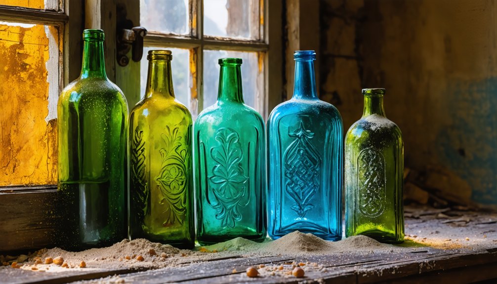 antique bottles discovered in abandoned towns
