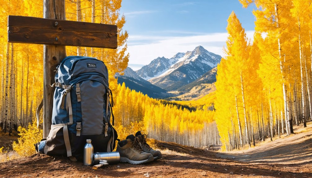 backcountry adventure with essential provisions