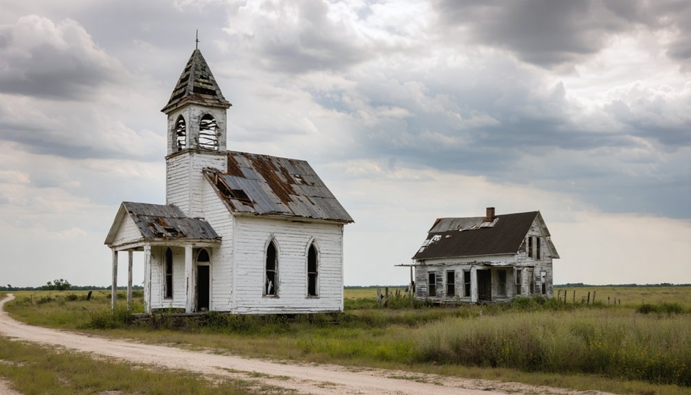 barren pastures forgotten foundations fading evidence