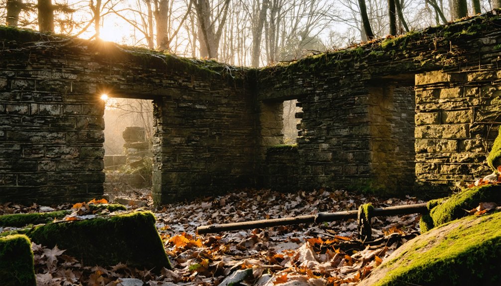 colonial ghost town ruins