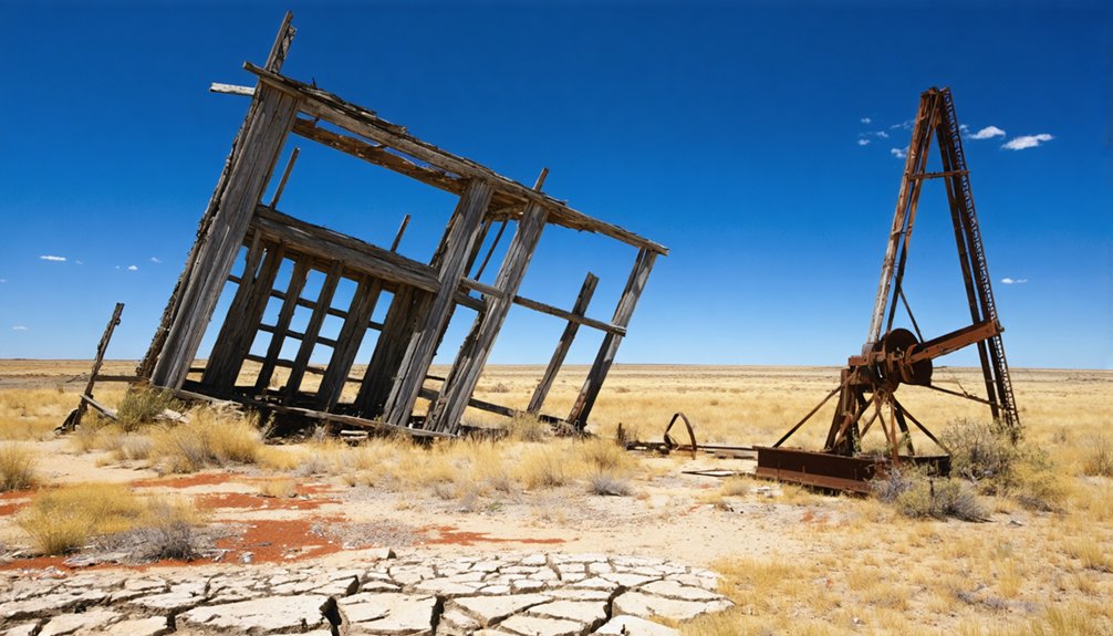 concrete wind swept stark abandoned