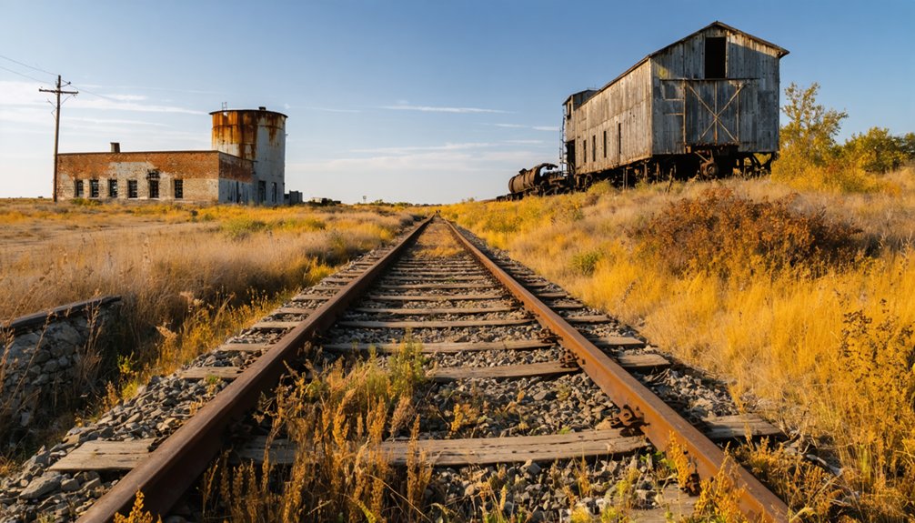 decline of railroad connections and infrastructure