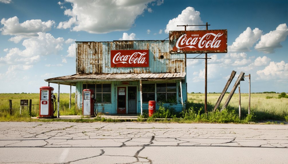dusty crossroads fading historical marker