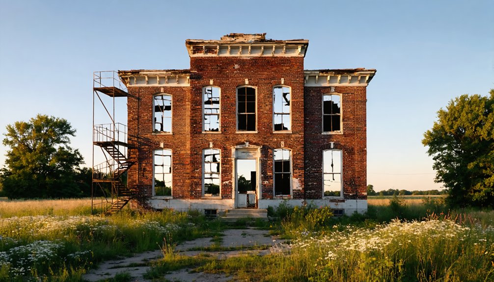 early rural schoolhouse landmark