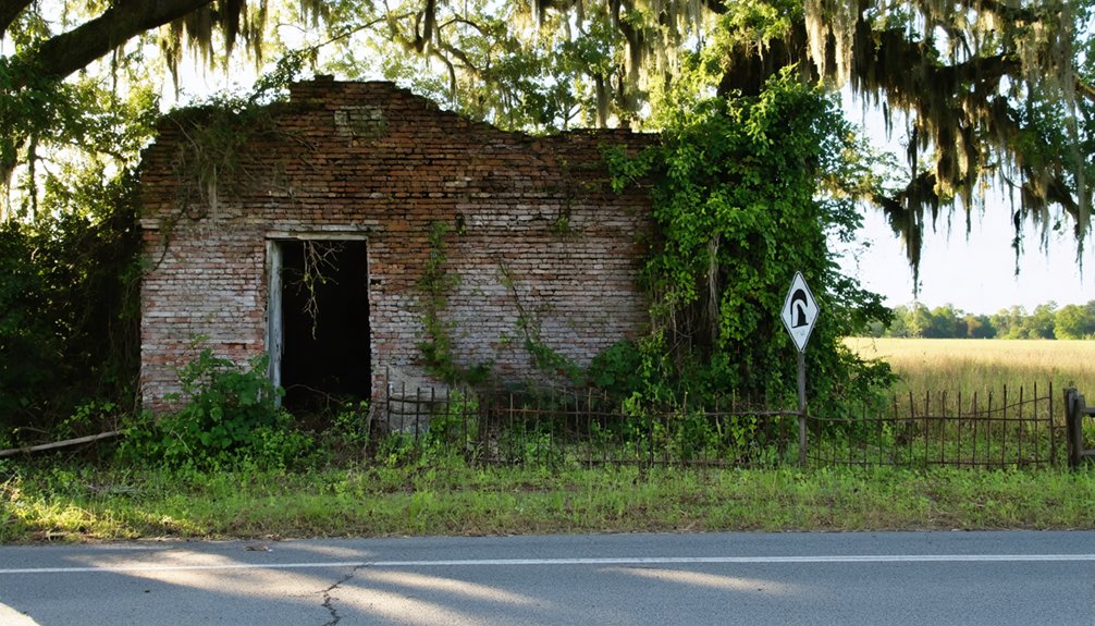 erased community reclaimed by nature