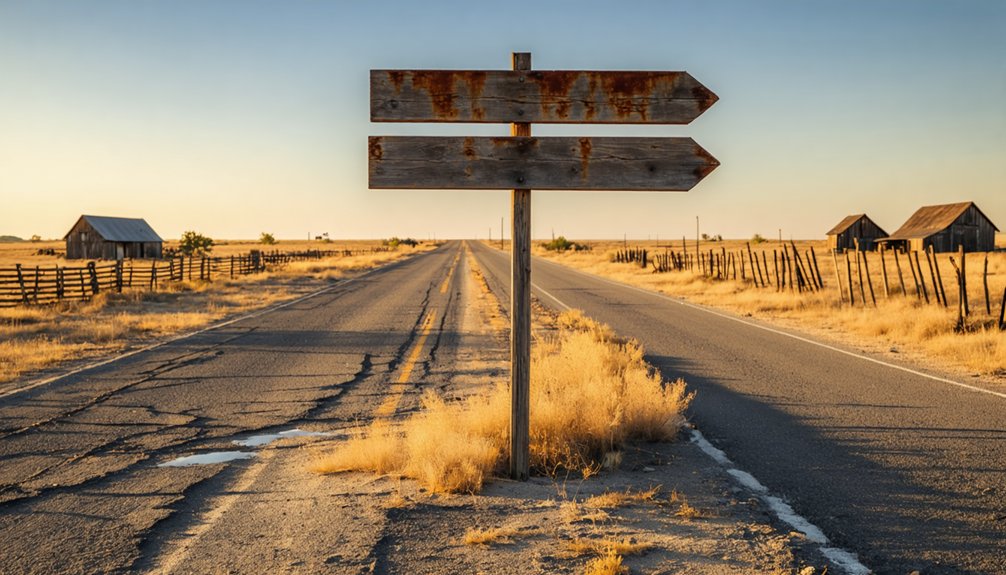 fading booms rusting relics forgotten towns