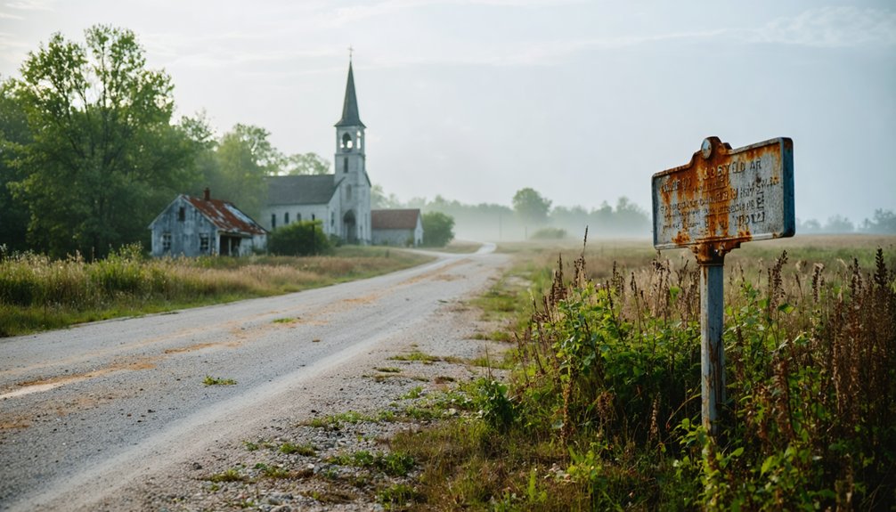 frontier settlement trading posts rural decline vanished town