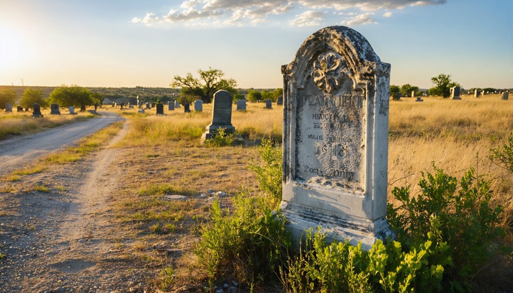 frontier town s ghostly graveyard remains
