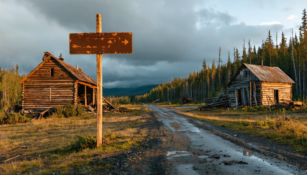 ghost town in flat alaska