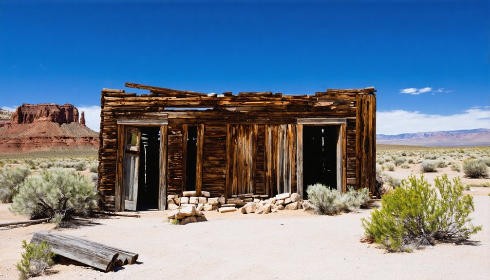 ghost town mining remnants