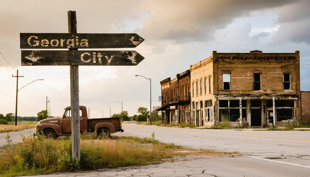 ghost town road trip georgia