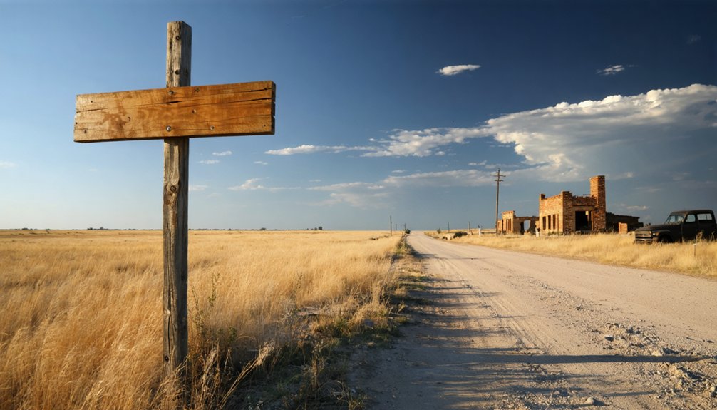 ghost town road trip sardis oklahoma