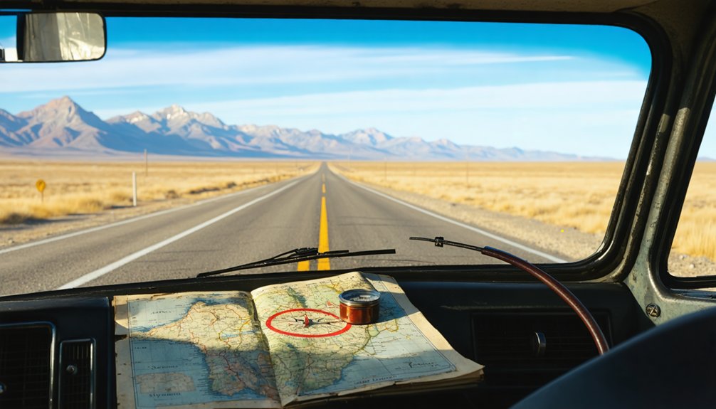 ghost town road trip sunrise wyoming